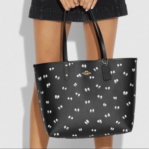 coach snow white tote